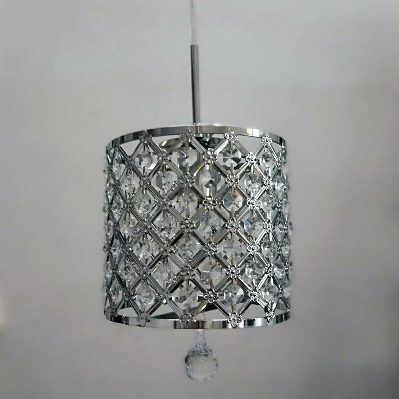 水晶吊灯现代简约吧台厨房餐厅灯床头小吊灯橱窗跨境灯具厂家批发