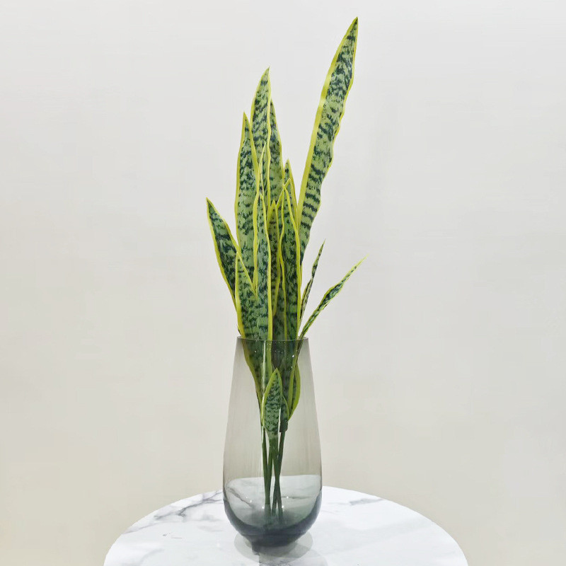 北欧风虎皮兰客厅室内仿真植物盆栽办公室落地盆景装饰假绿植摆件