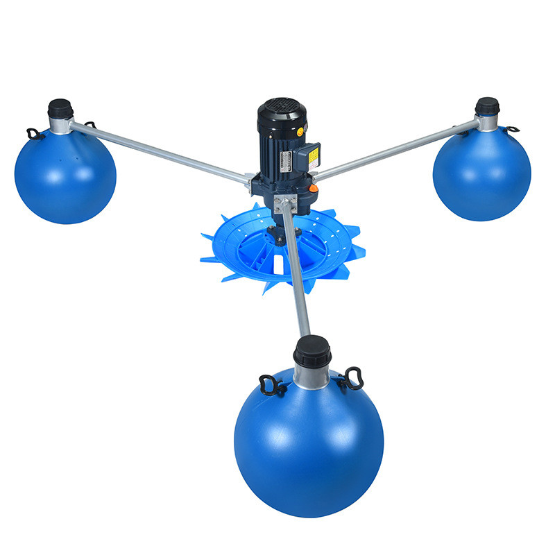 【厂家直销厂家鱼塘增氧机叶轮式水产养殖增氧泵铜线电机】代发