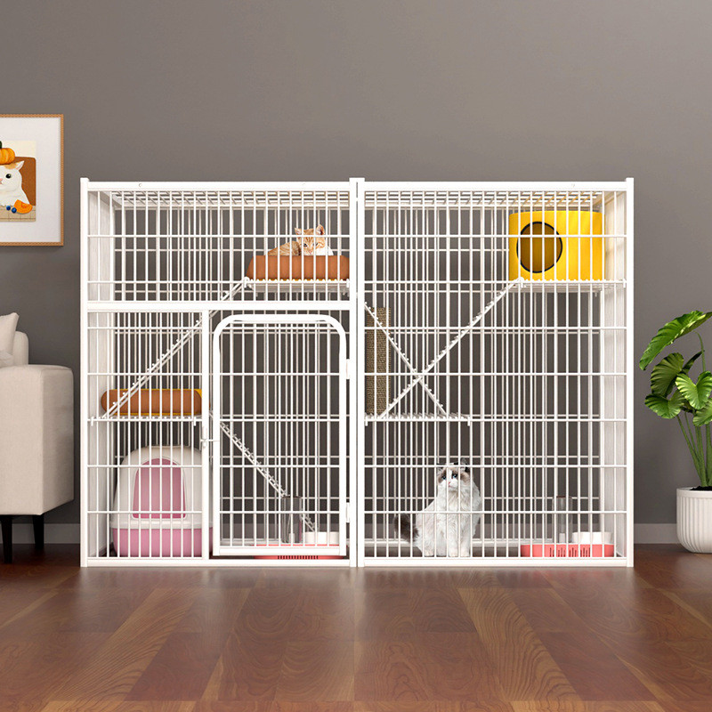 猫笼子超大自由空间猫笼别墅三层家用猫屋柜房子猫猫猫窝猫爬架