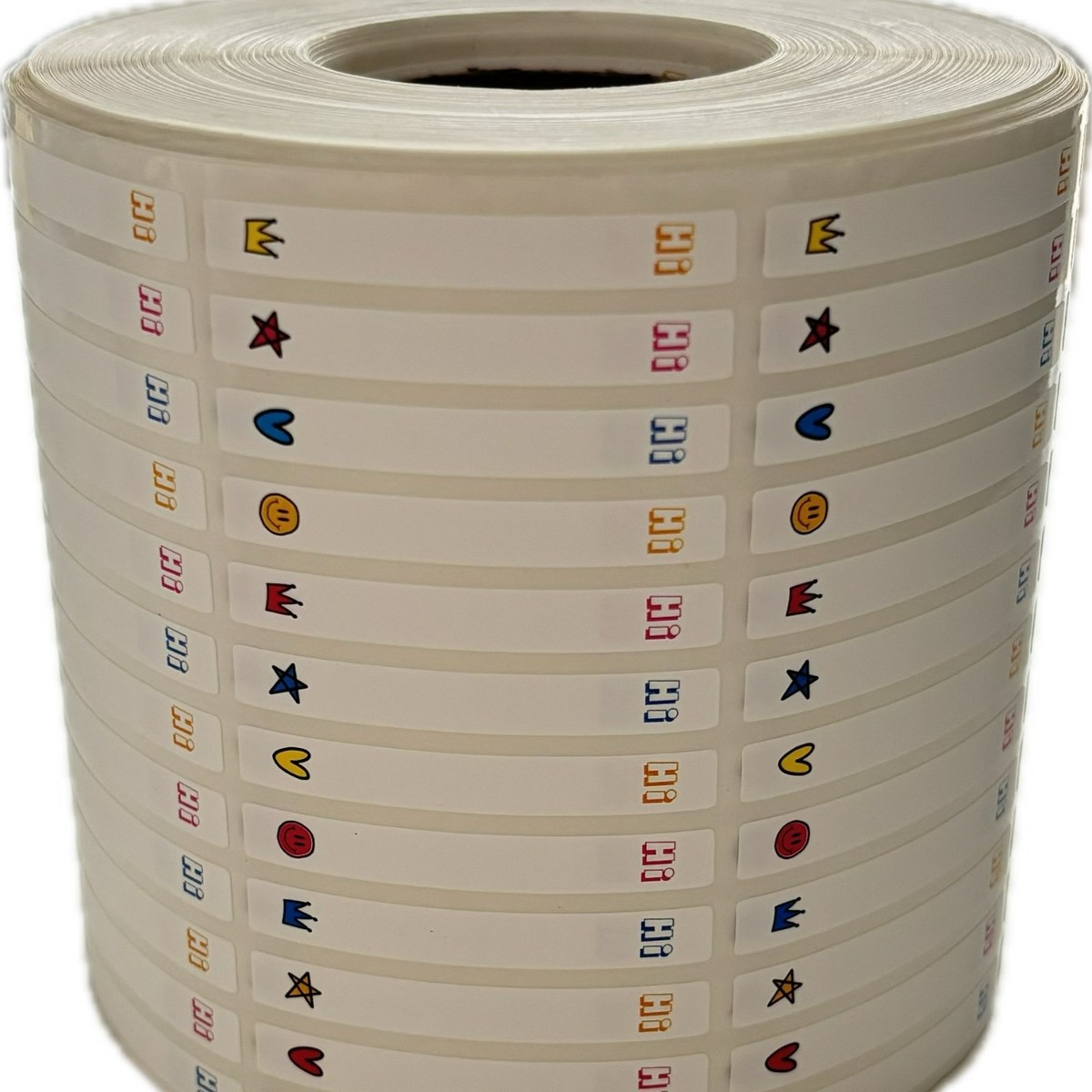 小尺寸卡通彩色小号铅笔专用文具姓名贴贴纸防水儿童名字贴