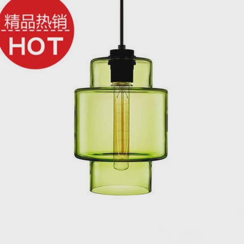 咖彩色玻璃卡座网创意网吧吊灯复古个性酒吧餐厅服装店火锅店灯