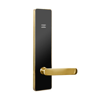 酒店公寓智能刷卡锁宾馆感应门锁出租房磁卡锁不锈钢材质