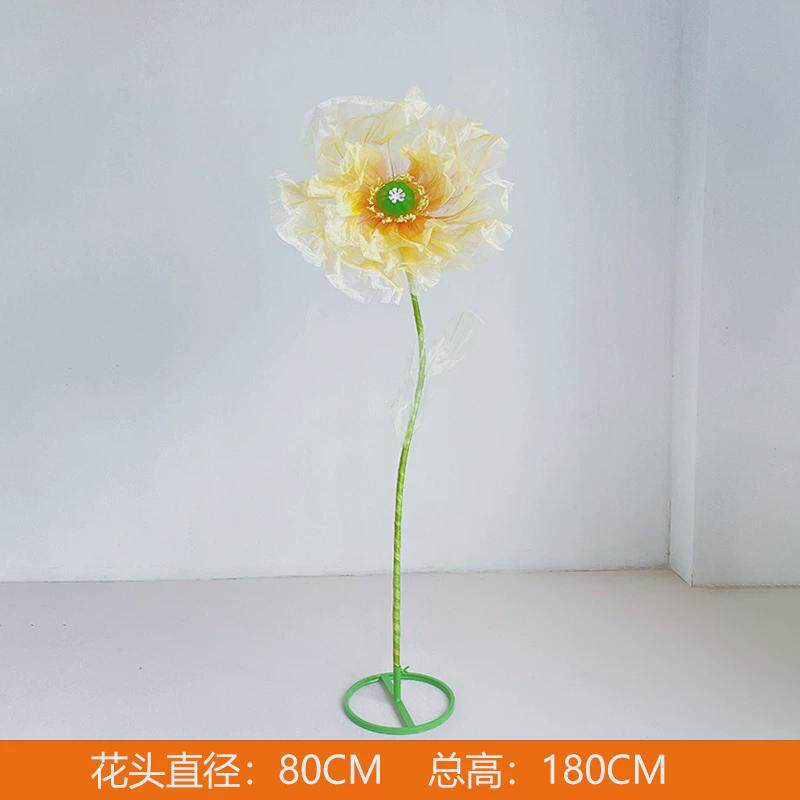 婚庆路引花商场美陈美人窗摄影布置舞台网纱橱花花丝婚礼活动铁艺