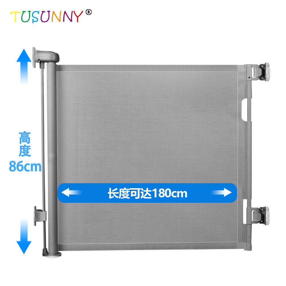 工厂代发儿童安全门栏楼梯护栏围栏宝宝楼梯口防护栏宠物栅栏门