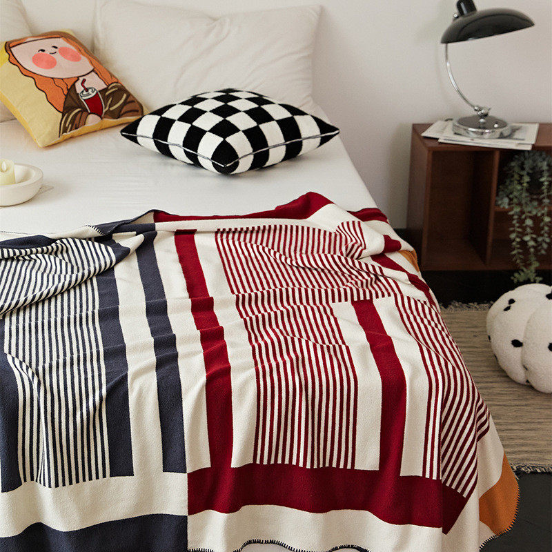 北欧风薄款毛毯兔绒纱针织毯办公室午休车内盖毯沙发家居软装毯子,床上用品,休闲毯/毛毯/绒毯,淘宝优惠券,粉丝福利购,淘宝优惠卷