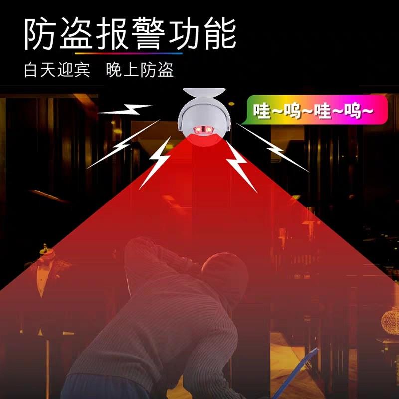 凌防进门门铃感应器店铺迎宾家用语音红外线防盗报警器ks-sf24-s