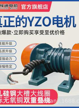 直线/yzs振动电机三相异步380v工业震动yzo脱水圆筛料仓壁输送