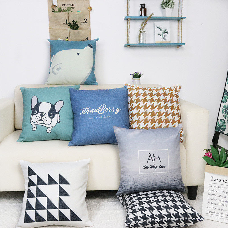 卡通抱枕沙发靠垫办公室靠枕床头靠背汽车护腰靠垫抱枕套不含芯,居家布艺,抱枕被,淘宝优惠券,粉丝福利购,淘宝优惠卷