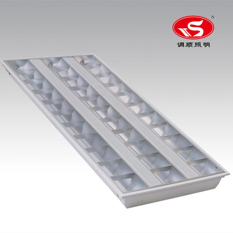 供应T8格栅灯盘3*40WT8LED格栅灯盘LED双管日光灯镜面格栅灯