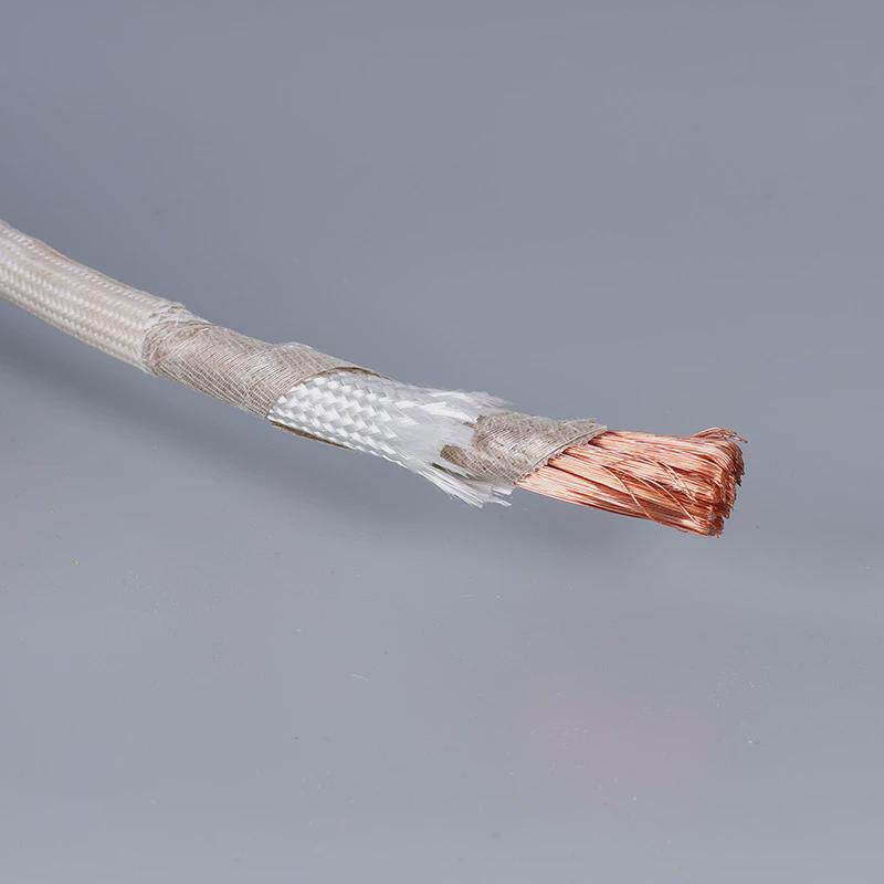 云母高温线GN-500度电线云母编织高温线缆电磁加热导线云母高温线