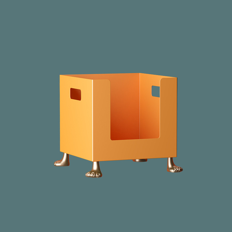 7l8k[]ins收纳书桌置物架桌面猫爪收纳盒简约小型书架大容量