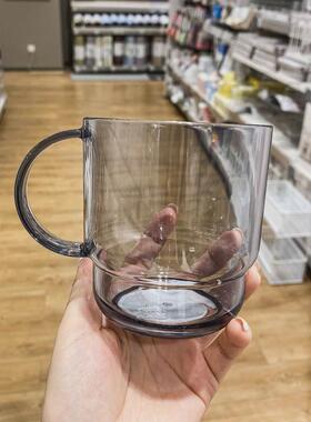8DWL全家漱口杯一家三口情侣洗漱杯透明带手柄刷牙杯家用男士牙缸
