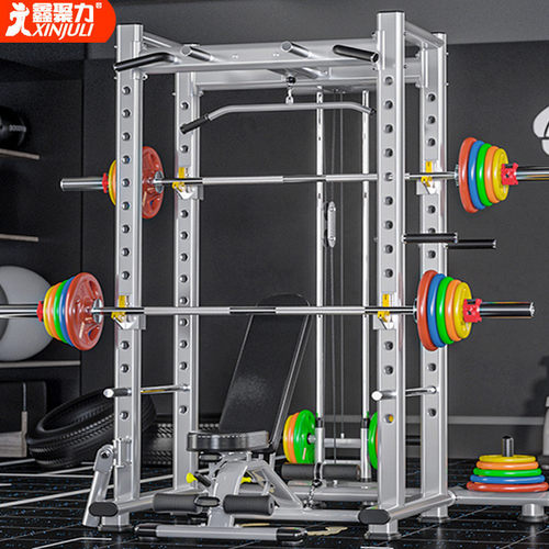 龙门架健身家用框式深蹲架综合力量训练器材杠铃卧推架商用举重床