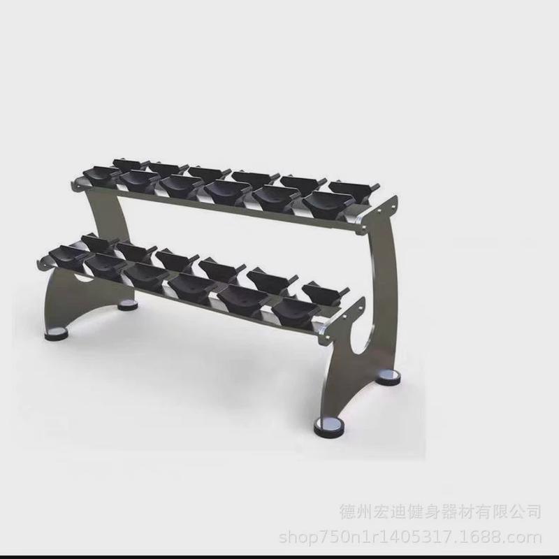 纯钢电镀哑铃架哑铃存储架健身房专用组合健身杠铃架5对6对10对12