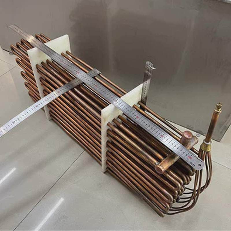 工业冷水机铜管蒸发器不锈钢水箱风冷冷水机冷凝器铜管2-30匹