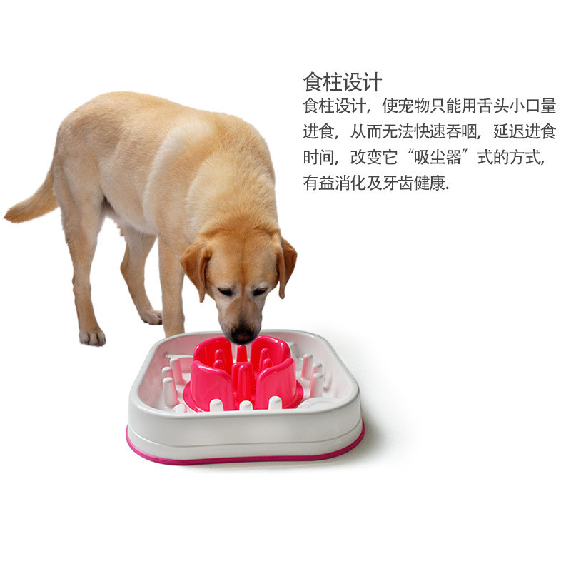 大量宠物慢食盆防咽碗防溢狗碗大益智健康碗迷宫进食智力狗食具