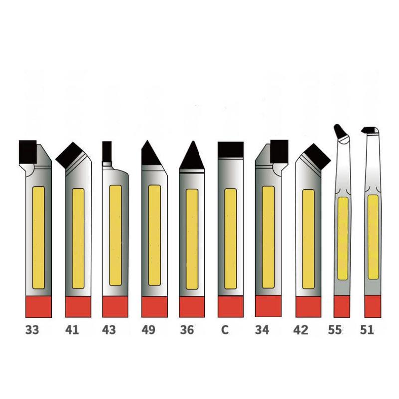 标准硬质合金焊接刀头出口生产yg8yg6c120c122c125合金车刀