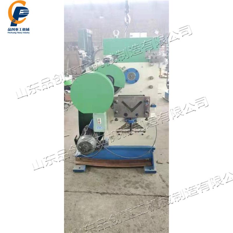 角钢角钢扁钢剪切机钢结构型材方钢切角冲孔机槽钢剪切一体机