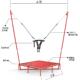 蹦床户外儿童蹦蹦床小型广场游乐场商用弹跳床摆摊单人蹦极床户外