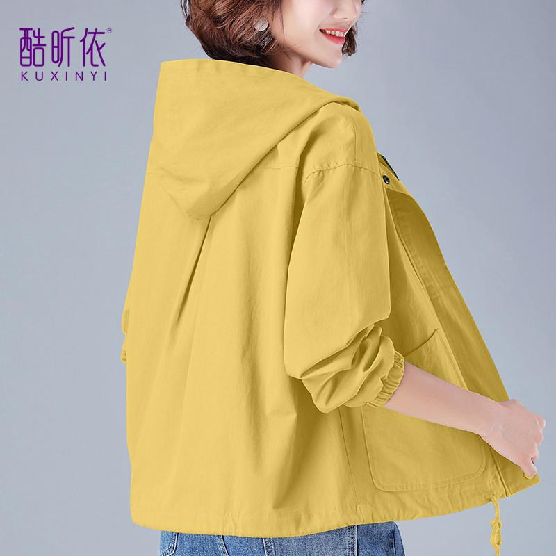 早秋女2025新款春秋季韩版宽松百搭女士短小个子风衣爆款