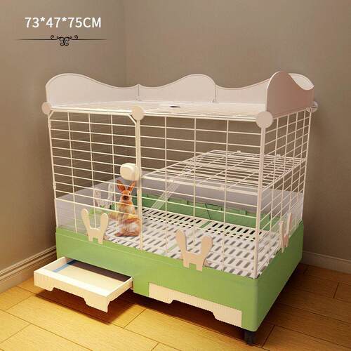 兔笼防喷溅别墅尿室内专用荷兰猪窝屋喷大空间豪华兔笼子家用大号