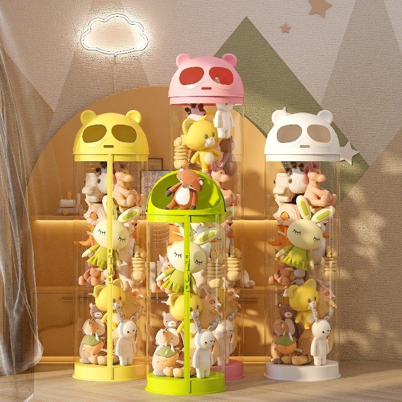 娃娃收纳桶升级拉链款毛绒玩偶收纳筐儿童玩具公仔透明收纳筒神器,收纳整理,毛绒玩具收纳桶/箱,淘宝优惠券,粉丝福利购,淘宝优惠卷