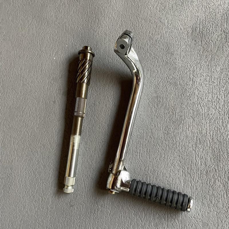 适用豪爵HJ110-6-8/UD/UG110-S弯梁摩托车起启动踏杆起动轴