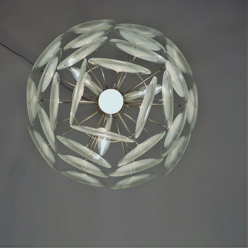 全屋轻奢现代玻璃美式复古吊灯主卧室简约复古法式客厅餐厅中古灯