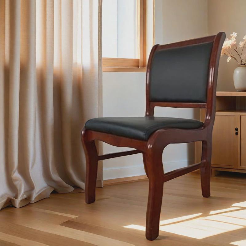 椅子会议实木办公椅老板椅培训室椅子棋牌室办公桌会议室皮革座椅