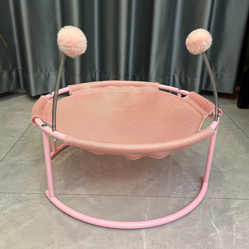 猫床宠物蹦床猫窝猫床透气网布料新款舒适弹力吊床四季通用