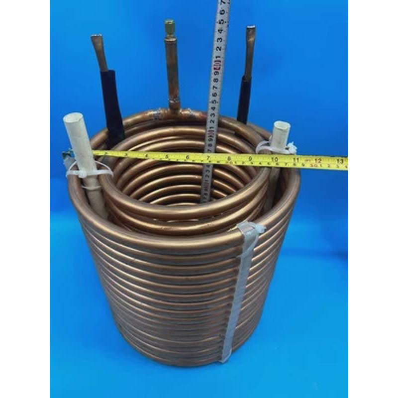 工业冷水机铜管蒸发器不锈钢水箱风冷冷水机冷凝器铜管2-30匹