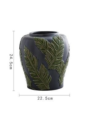 创意客厅摆件ins风北欧风插花干花装饰品家居摆设电视柜陶瓷花瓶