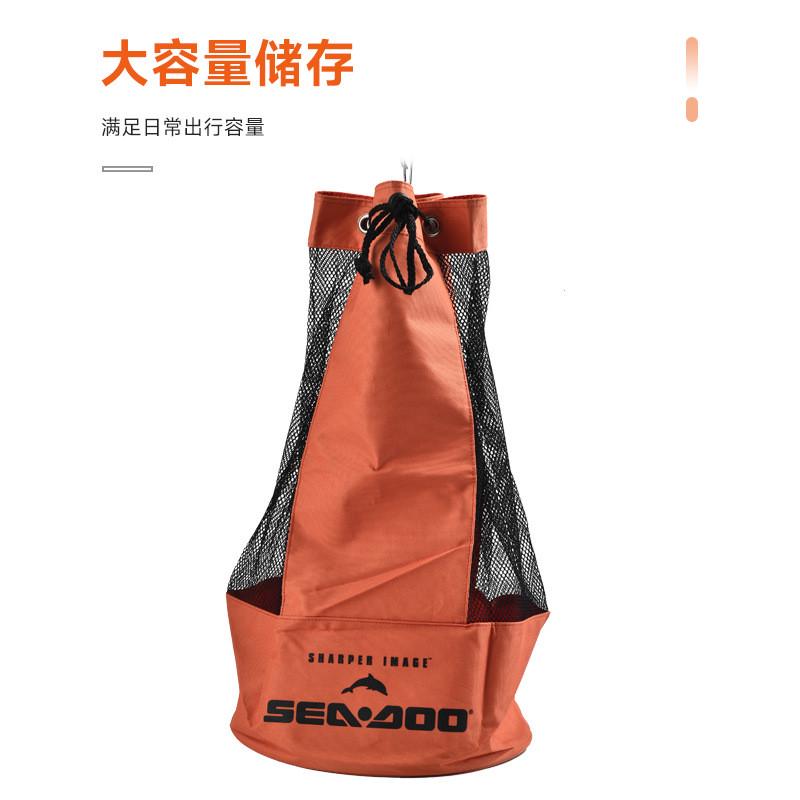 大容量装浮板脚蹼换洗袋沙滩包速比涛双肩篮球包束口袋网包