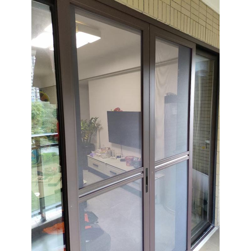 珠海本地金刚网防蚊防盗纱窗纱门折叠防护推拉式铝合金可拆新款