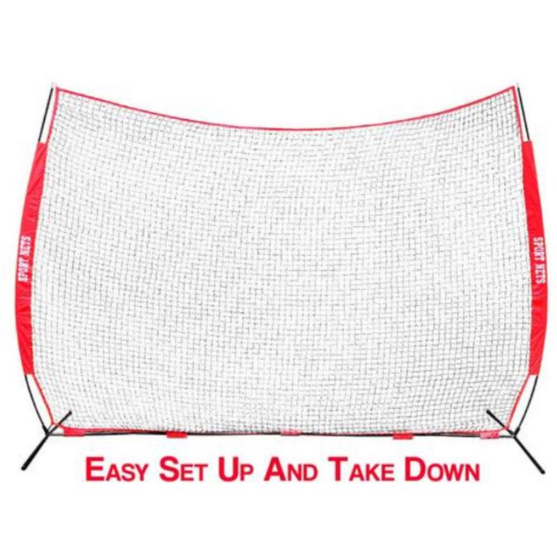 12-9ft棒球网网打击网练习防护网投手挡网训练垒球定制定做20*10