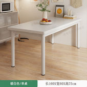 餐桌椅网红网红北欧风家用餐桌2023新款 长方形网红小户型桌子餐厅