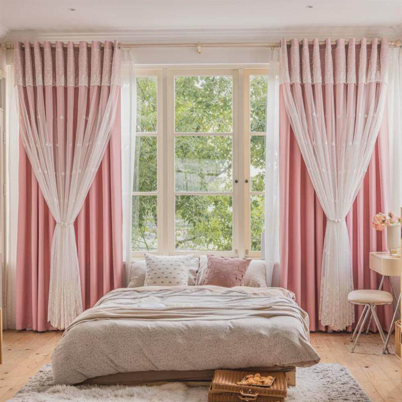 厂家销售北欧ins风格仿数码白丝遮光客厅卧室网红彩条纹窗帘,居家布艺,成品窗帘,淘宝优惠券,粉丝福利购,淘宝优惠卷
