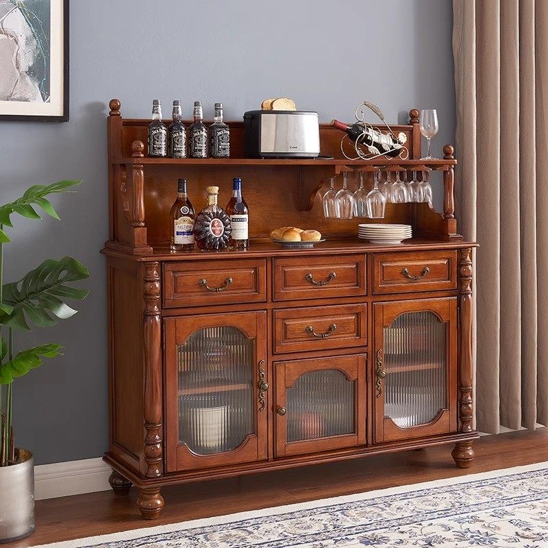 5V美式实木餐边柜家用储物柜酒柜客厅展示柜欧式餐厅大容量碗筷柜,农机/农具/农膜,播种栽苗器/地膜机,淘宝优惠券,粉丝福利购,淘宝优惠卷