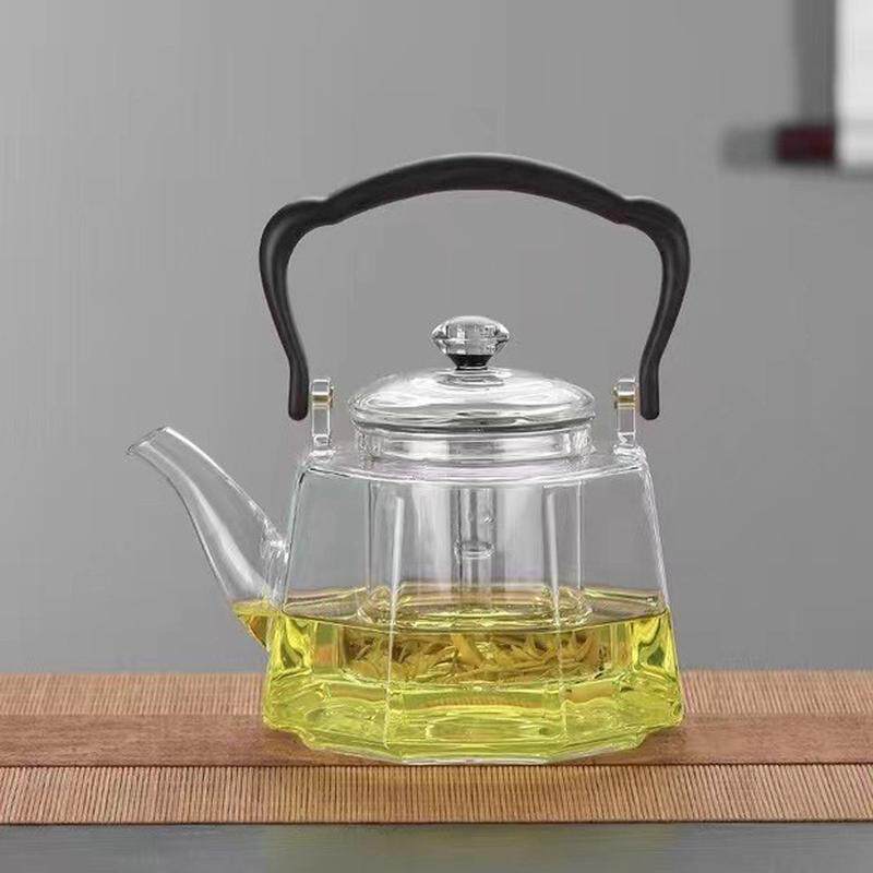 玻璃茶壶高硼硅煮茶壶超大容量电陶炉茶具家用一体蒸煮茶水分新款