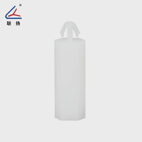 联扬fm3/fm4扣式六角支撑扣式隔离柱塑料飞机头间隔柱绝缘尼龙