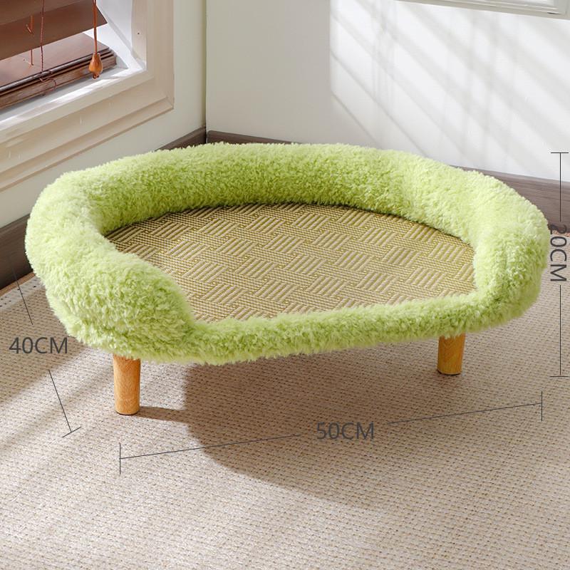 批发猫抓板猫沙发猫窝大号藤席耐抓不掉屑磨爪加一体宠物用品