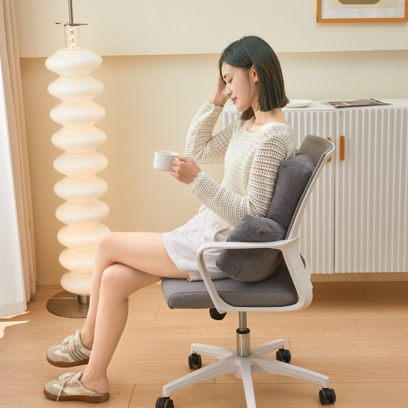 办公室充靠枕腰靠久坐椅子学生宿舍一体腰枕护腰靠背垫碎海绵