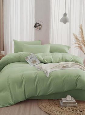 被套单件单买150x180x200x220x230磨毛简约四季水洗棉学生宿舍厂