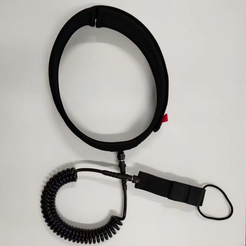 厂家现货冲浪板配件冲浪腰绳安全绳TPU高弹脚绳冲浪板桨板牵引绳