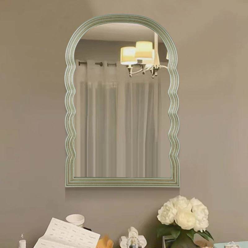 美式复古化妆镜壁挂装饰镜轻奢简约梳妆台拱形北欧式挂墙浴室镜子,家装主材,浴室镜,淘宝优惠券,粉丝福利购,淘宝优惠卷