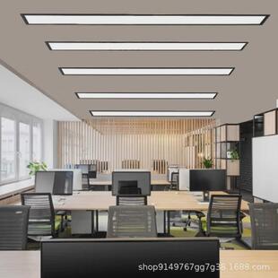 长条灯嵌入式led灯办公室会议室天花板平板灯石膏板吊顶内嵌超薄