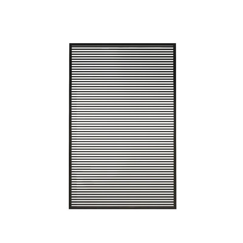 简约现代铁艺十字格栅屏风客厅餐厅入户家用侘隔断镂空寂风办公室