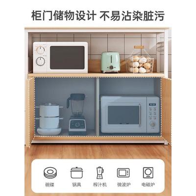 热销厨房收纳置物架落地式多层碗架储物架用品家用大全微波炉置物