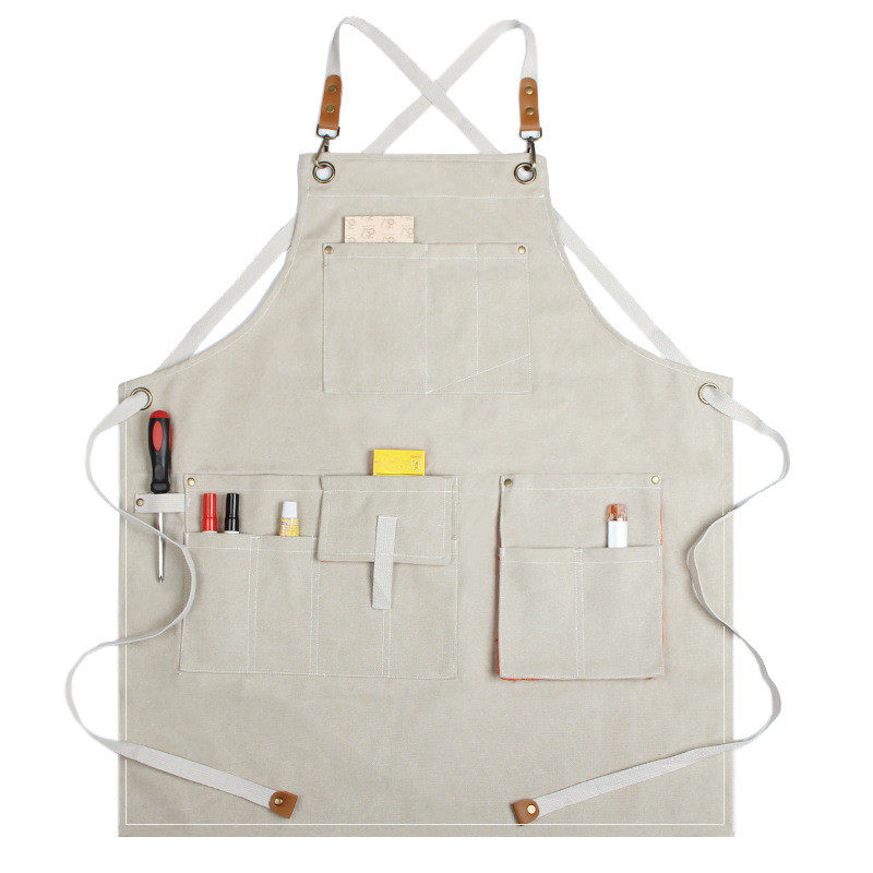 rp4t工匠批发电工维修木工围裙男士加厚防水logo园艺美发师工